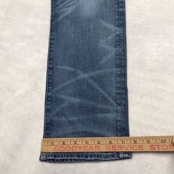 POLO Ralph Lauren Varick Jeans Men 35x30 Slim Straight Whisker Honeycomb Light - Picture 14 of 15